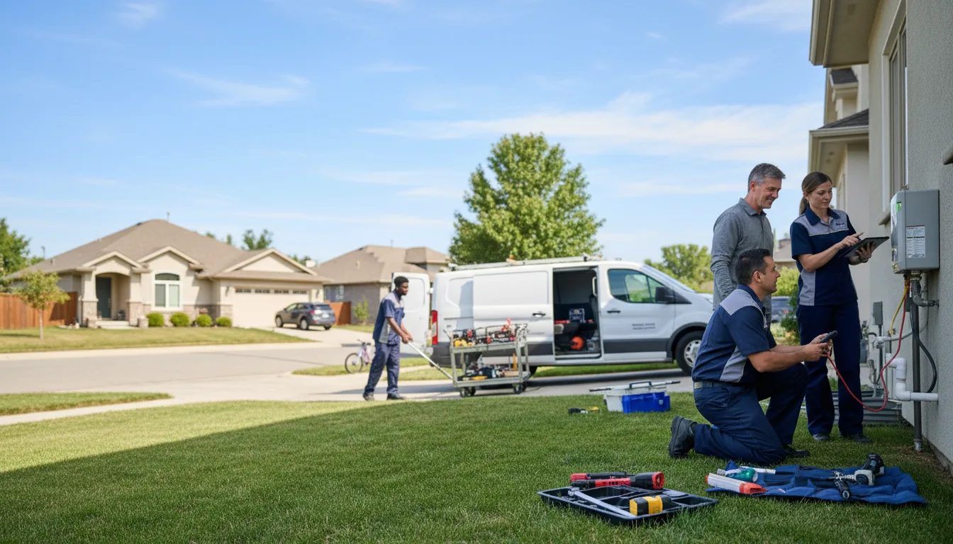Tankless water heater service in Palestine, TX